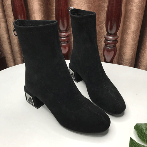 真皮高跟鞋女2019新款尖头黑色工作鞋细跟显瘦职业女鞋头层牛皮鞋