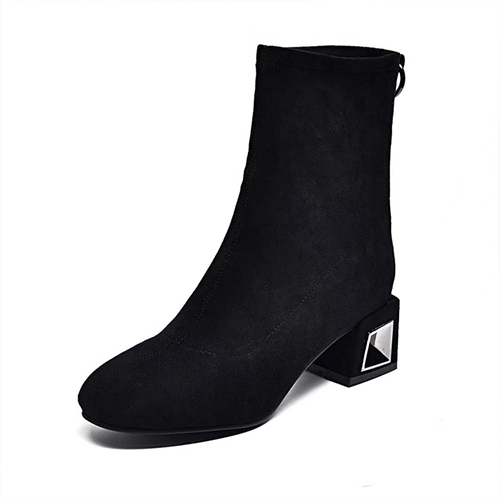 真皮高跟鞋女2019新款尖头黑色工作鞋细跟显瘦职业女鞋头层牛皮鞋