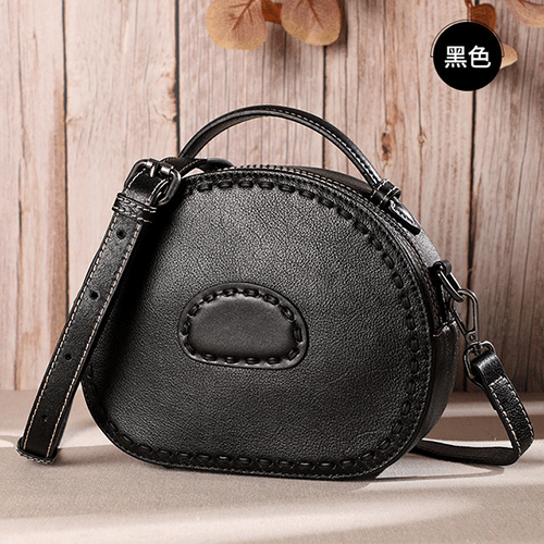 真皮女包原创复古手工植鞣牛皮女式单肩斜跨手提包